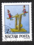 Stamps Hungary -  Juguetes antiguos - Balancín