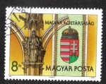 Stamps Hungary -  Escudo de Armas