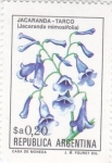 Stamps Argentina -  FLORES- JARANDA 