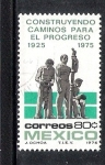 Stamps : America : Mexico :  Construyendo caminos para el progreso
