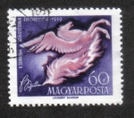 Stamps Hungary -  Haydn y Schiller, Pegaso se despierta de las llamas