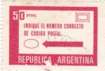 Sellos de America - Argentina -  CODIGOS POSTALES