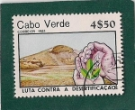 Stamps Africa - Cape Verde -  lucha contra la desertificacion