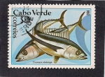 Stamps Africa - Cape Verde -  peces