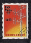 Sellos de Africa - Cabo Verde -  Telecomunicaciones