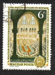 Stamps Hungary -  20 años de Constitución húngara, Casa del Parlamento, Budapest 