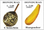 Stamps : America : Honduras :  Instrumentos musicales autóctonos mesoamericanos