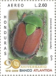 Stamps Honduras -  Coleópteros de Honduras