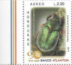 Stamps : America : Honduras :  Coleópteros de Honduras