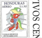 Sellos del Mundo : America : Honduras : VI Juegos Deportivos Centroamericanos