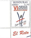 Stamps Honduras -  VI Juegos Deportivos Centroamericanos