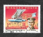 Stamps : Europe : Hungary :  C402 - 75º Aniversario del Primer Vuelo con Motor de los Hermanos Wright