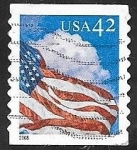 Stamps United States -  4025 - Bandera