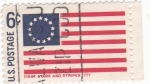 Stamps United States -  BANDERA