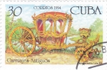 Stamps Cuba -  CARRUAJE ANTIGUO
