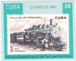 Sellos del Mundo : America : Cuba : 150 ANIV. ESTABLECIMIENTO DEL FERROCARRIL EN CUBA 