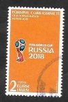 Sellos del Mundo : Asia : Turqua : Campeonato mundial de futbol 2018, en Rusia