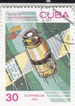 Stamps Cuba -  AERONAUTICA- SATÉLITE METEOROLÓGICO 