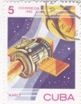 Stamps Cuba -  AERONAUTICA- MARS 2 