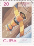Sellos de America - Cuba -  AERONAUTICA- SOYUZ 