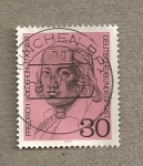 Stamps Germany -  Friedrich Hörderlin