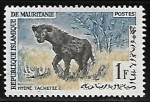 Stamps Mauritania -  Spotted Hyena 