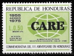 Stamps Honduras -  XX Aniversario de la sociedad benéfica CARE en Honduras