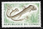 Stamps Republic of the Congo -  Sloane's Viperfish (pez)