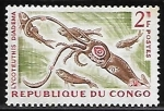 Stamps : Africa : Republic_of_the_Congo :  Oceanic Squid (molusco)