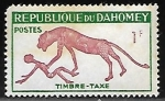 Stamps Benin -  Leopardo