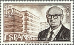 Stamps Spain -  ESPAÑA 1975 2243 Sello Nuevo Personajes Españoles Secundino Zuazo