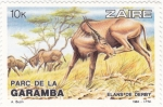 Stamps Democratic Republic of the Congo -  PARQUE DE LA GARAMBA 