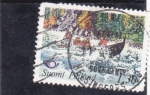 Stamps Finland -  RAFFTING 