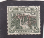 Stamps Colombia -  CACAO