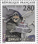 Stamps France -  Navidad