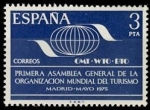 Stamps Spain -  ESPAÑA 1975 2262 Sello Nuevo Primera Asamblea General Organización Mundial del Turismo Spain