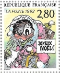 Stamps France -  Navidad