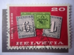 Stamps Switzerland -  1843-1968 - Zürich Mi Nr 1 y 2, Geneva Mi Nr 1 - Sello Jubileo