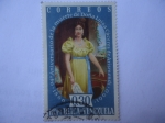Sellos de America - Venezuela -  Doña Luisa Cáceres de Arismendi (1799-1866) -94 Aniversario de su Muerte