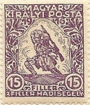 Stamps Hungary -  MAGYAR KIRALYI POSTA