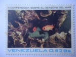 Stamps Venezuela -  III Conferencia Sobre el Derecho del Mar - Arrecife de Corales-Vida Marina