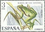 Sellos de Europa - Espa�a -  ESPAÑA 1975 2274 Sello Nuevo V Fauna Hispánica Ranita de S. Antonio Hyla Arborea
