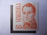 Stamps Venezuela -  Simón Bolívar - por el Pintor Colombiano, José María Espinosa (1796-1883)