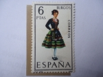 Stamps Spain -  Ed: 1775 - Provincia de Burgos - Trajes Regionales - N°9 