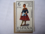 Stamps Spain -  Ede:1778 - Provincia de Castellon de la Plana - Trajes Regionales - N°12