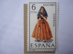 Stamps Spain -  Ed:1773 - Provincia de Baleares - Trajes Regionales - N°7