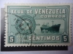 Stamps Venezuela -  Flota Mercante Gran Colombiana - MS. República de Venezuela