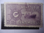 Stamps Venezuela -  Flota Mercante Gran Colombiana - MS. República de Venezuela