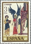 Stamps Spain -  ESPAÑA 1975 2286 Sello Nuevo Serie Códices Catedral de Gerona c/señal charnela Spain