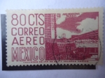 Stamps Mexico -  CU- Arquitectura Moderna- Nuevo Centro Deportivo en la Universidad-Ciudad de México D.F 
